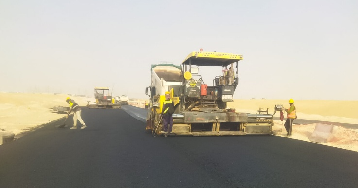 أعمال طرق مدينة سدير الصناعية